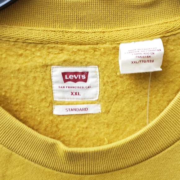 New LEVI'S Graphic Crewneck Sweatshirt, Size XXL - Picture 3 of 8